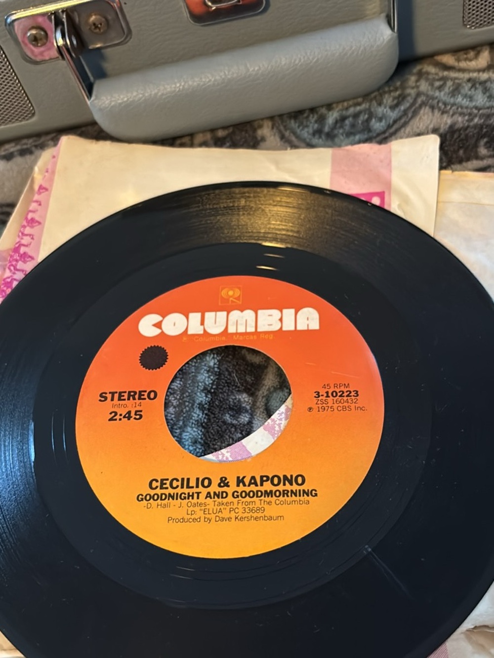 Goodnight and Goodmorning Highway in the Sun by Cecilia & Kapono 1975 Record
